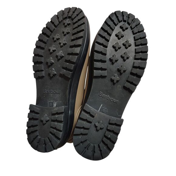 Barbour Mallow Chelsea Rain Boots Men's Size 8 Putty Rubber Waterproof - Picture 7 of 11